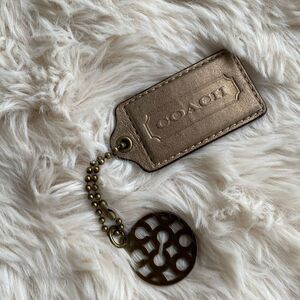 Coach mini key chain
